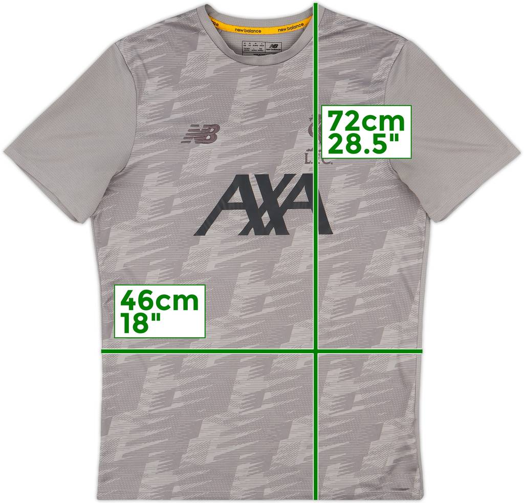 2019-20 Liverpool New Balance Training Shirt - 9/10 - (M)