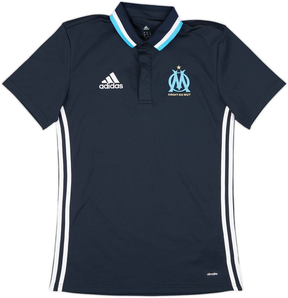 2016-17 Olympique Marseille adidas Polo Shirt - 10/10 - (S)