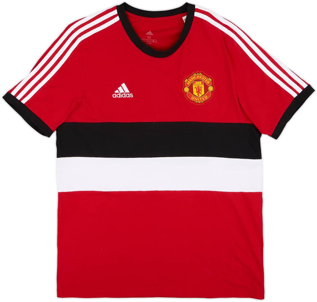 2021-22 Manchester United adidas Cotton Tee - 8/10 - (M)
