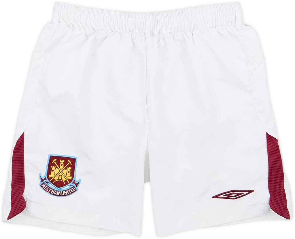 2009-10 West Ham Home Shorts - 7/10 - (S.Boys)