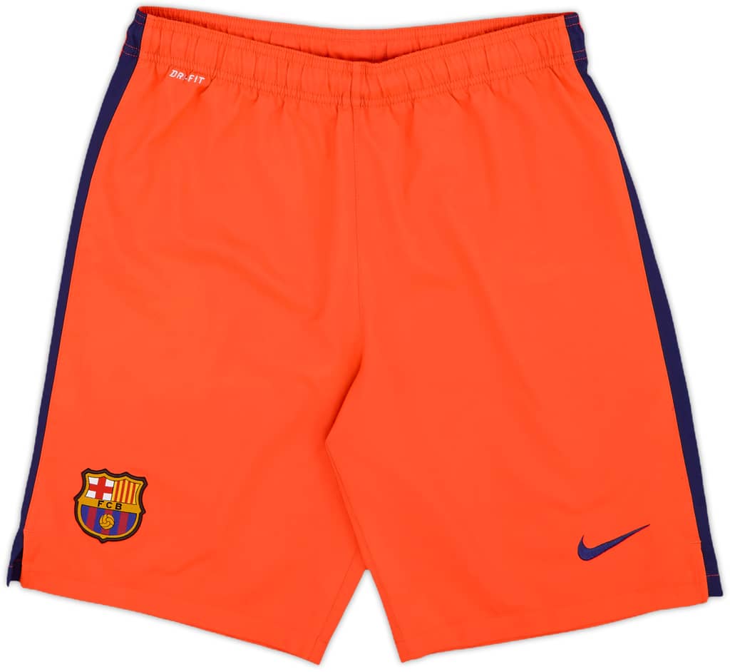 2014-15 Barcelona Away Shorts - 8/10 - (XL.Boys)