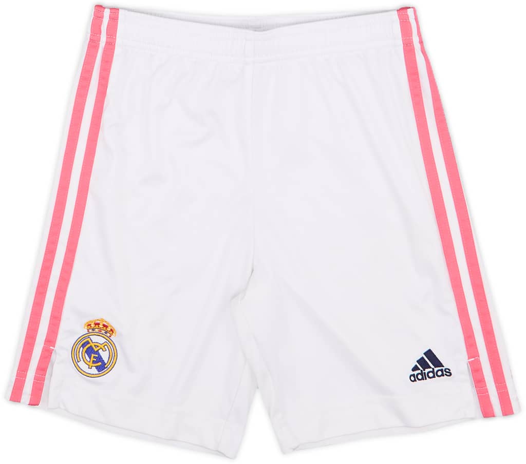 2020-21 Real Madrid Home Shorts - 7/10 - (M.Boys)