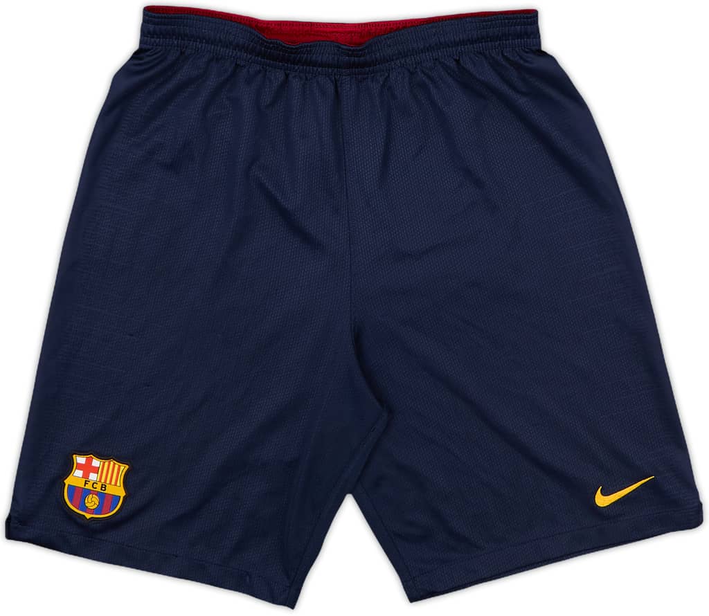 2018-19 Barcelona Home Shorts - 7/10 - (XL.Boys)