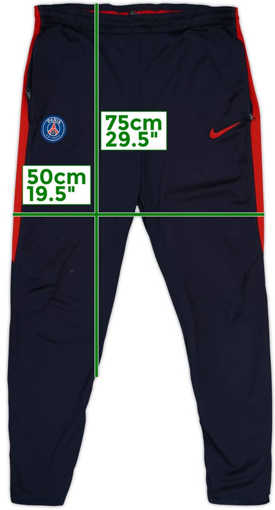 2016-17 Paris Saint-Germain Nike Track Pants/Bottoms - 7/10 - (XL)