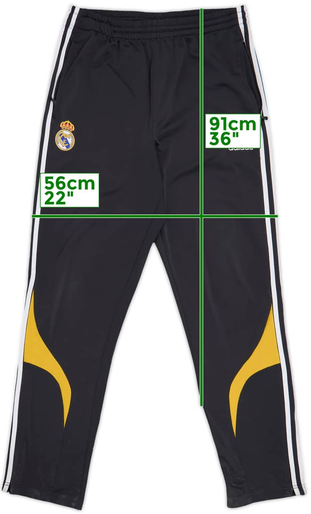 2006-07 Real Madrid adidas Track Pants/Bottoms - 8/10 - (M)