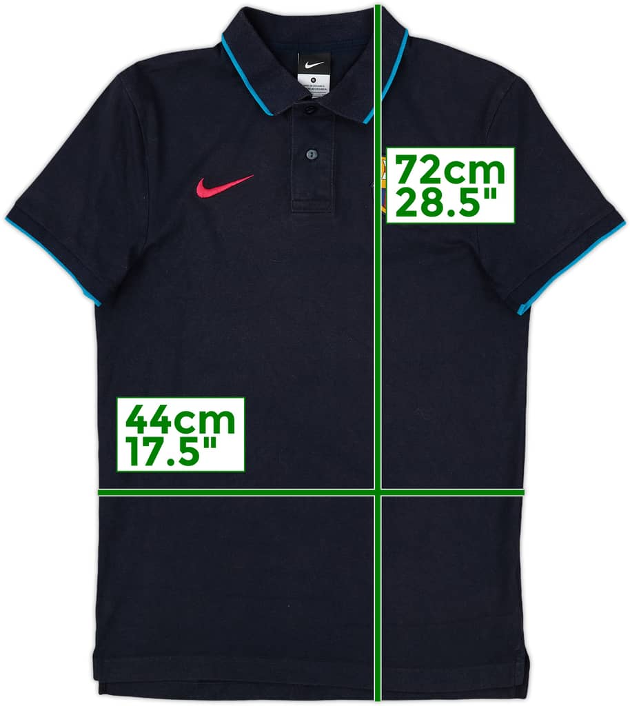 2010-11 Barcelona Nike Polo Shirt - 8/10 - (S)