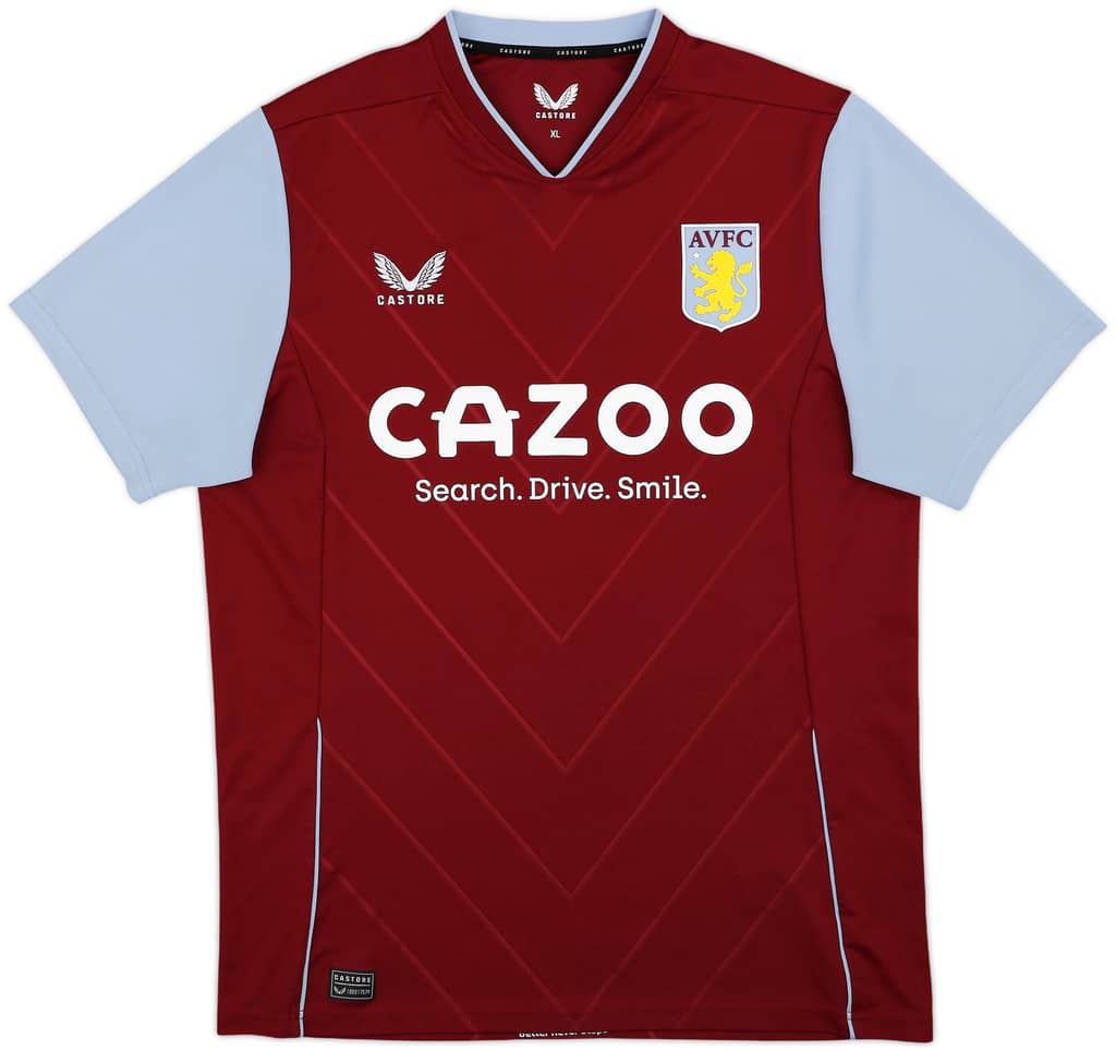 2022-23 Aston Villa Home Shirt - 9/10 - (XL)