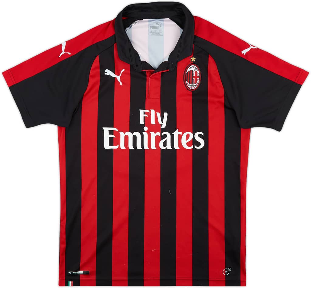 2018-19 AC Milan Home Shirt - 6/10 - (M)