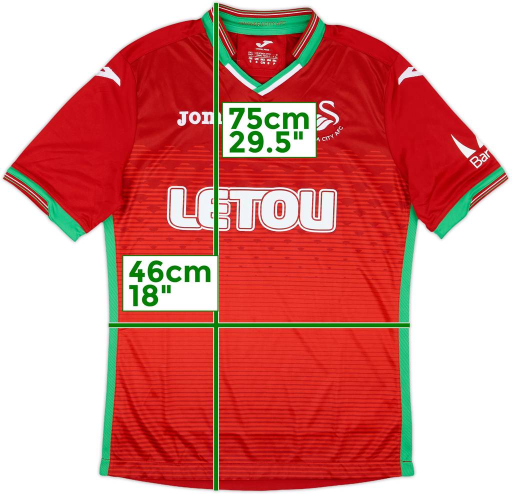 2017-18 Swansea Away Shirt - 9/10 - (S)