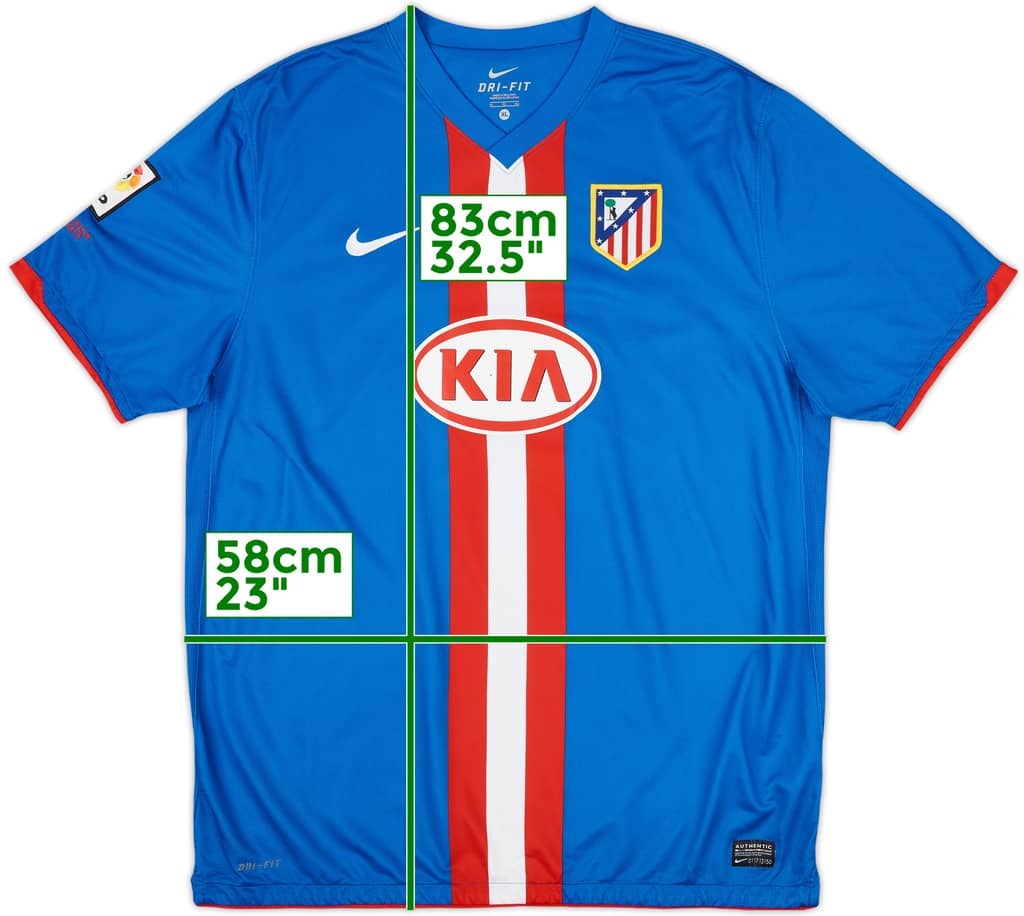 2010-11 Atletico Madrid Away Shirt - 7/10 - (XL)