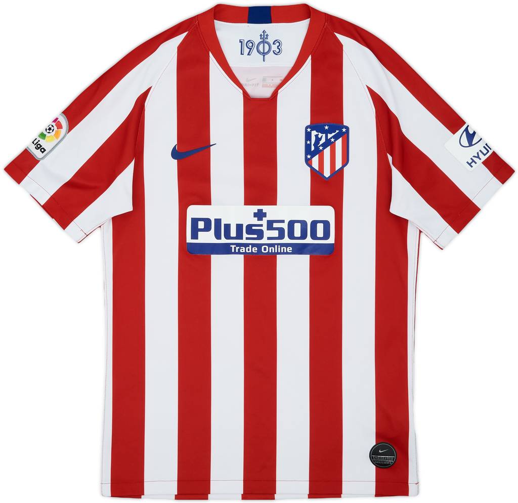 2019-20 Atletico Madrid Home Shirt - 8/10 - (S)