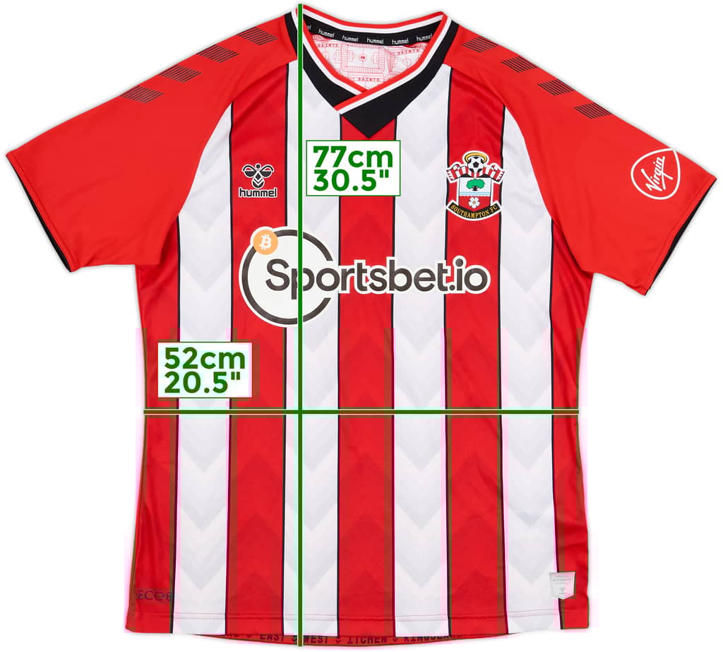 2021-22 Southampton Home Shirt - 8/10 - (L)
