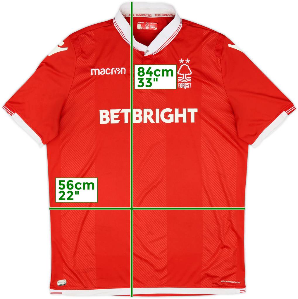 2018-19 Nottingham Forest Home Shirt - 6/10 - (3XL)