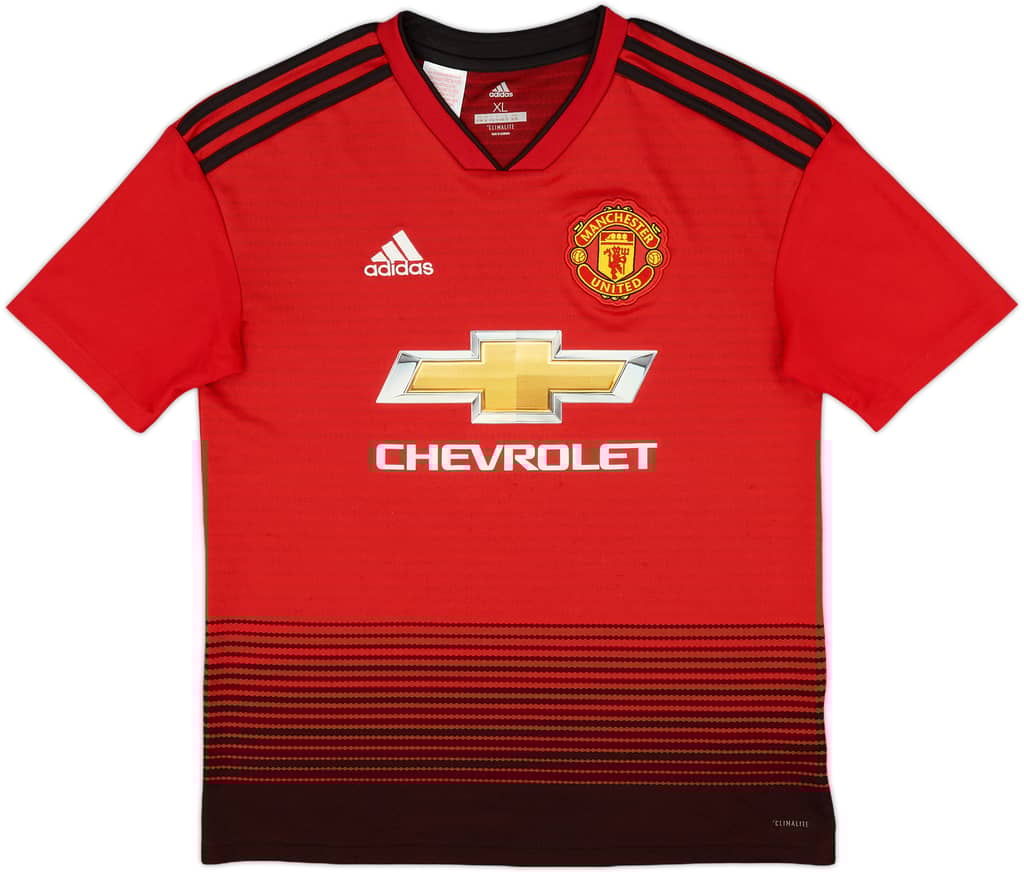2018-19 Manchester United Home Shirt - 7/10 - (XL.Boys)
