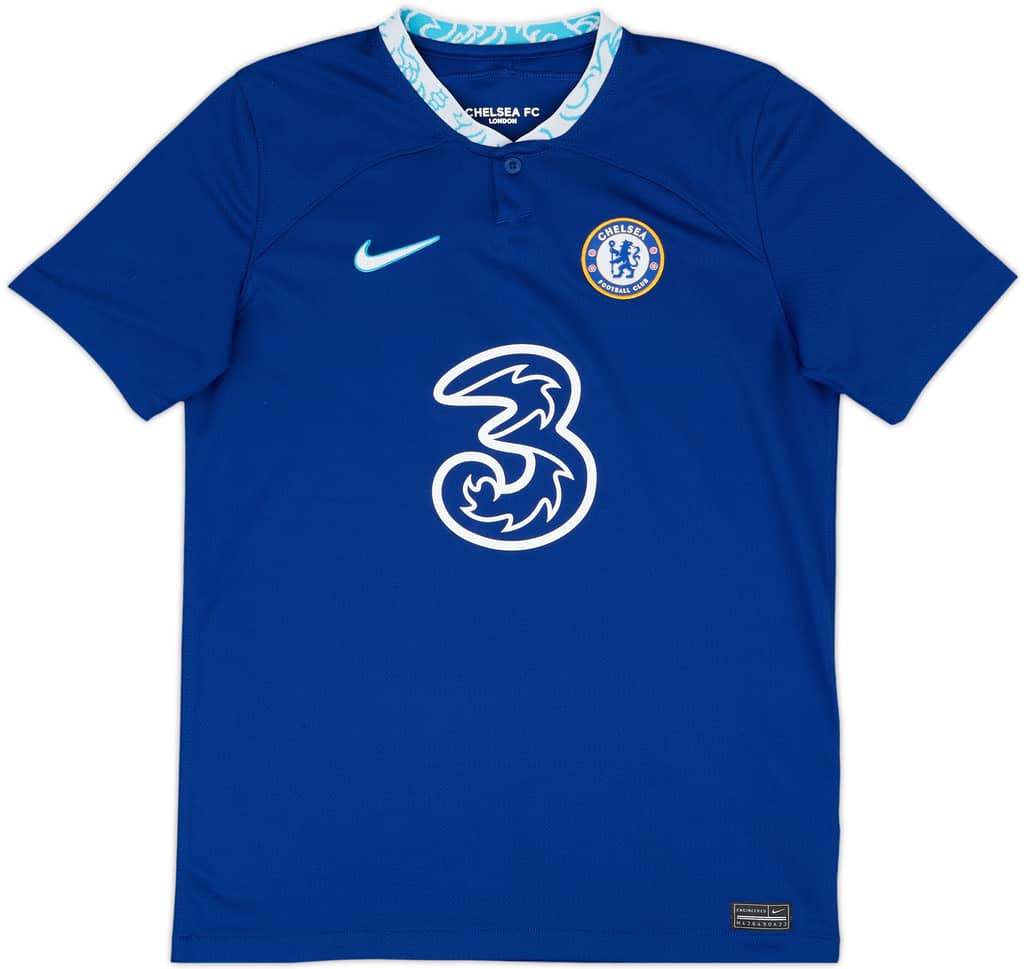 2022-23 Chelsea Home Shirt - 9/10 - (XL.Boys)