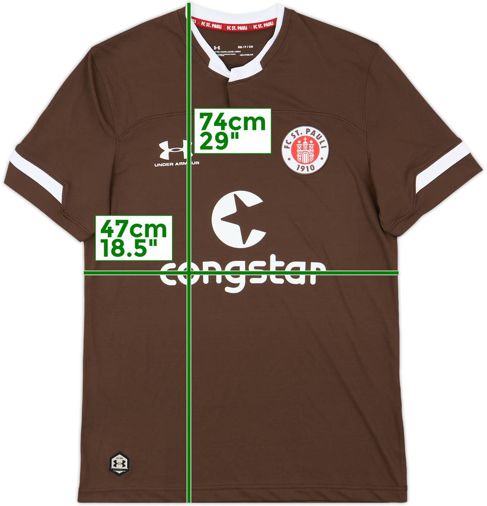 2019-20 St Pauli Home Shirt - 9/10 - (S)