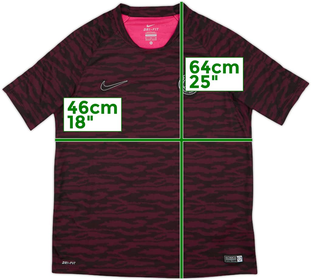 2015-16 Paris Saint-Germain Nike Training Shirt - 9/10 - (XL.Boys)