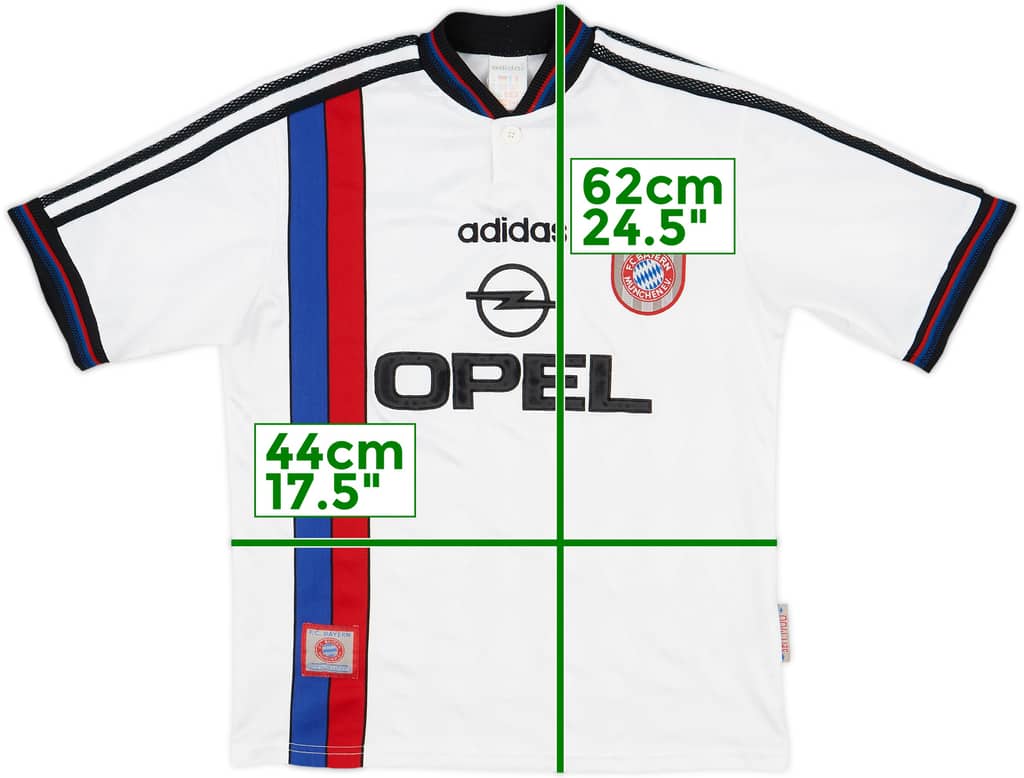 1996-98 Bayern Munivh Away Shirt - 7/10 - (Y)