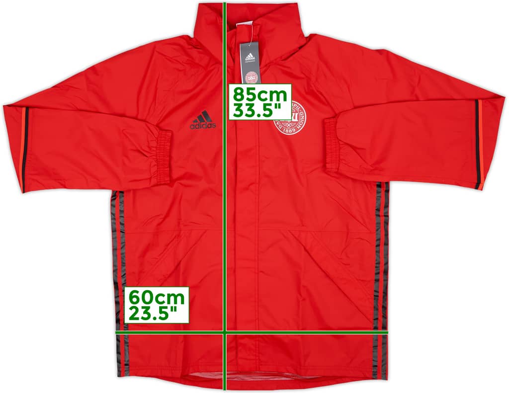 2015-16 Denmark adidas Hooded Rain Jacket (L)