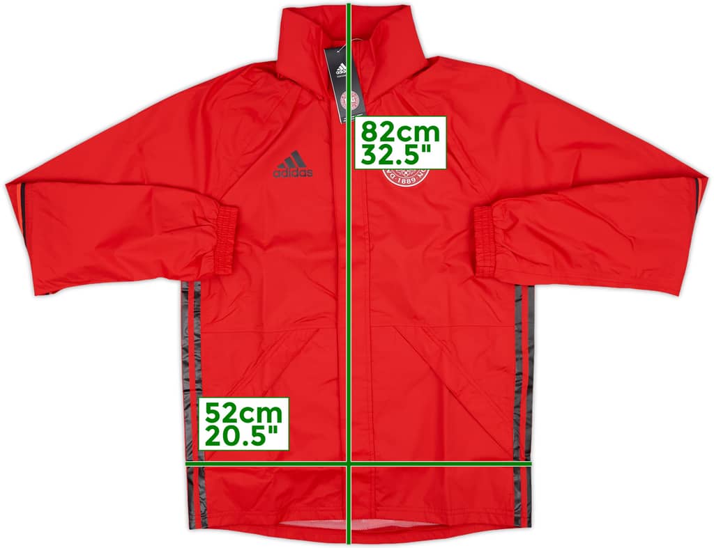 2015-16 Denmark adidas Hooded Rain Jacket (S)