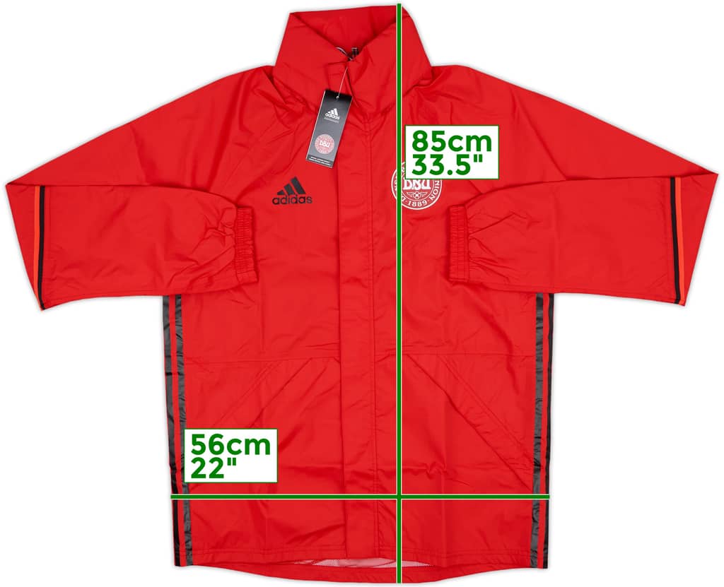 2015-16 Denmark adidas Hooded Rain Jacket (M)