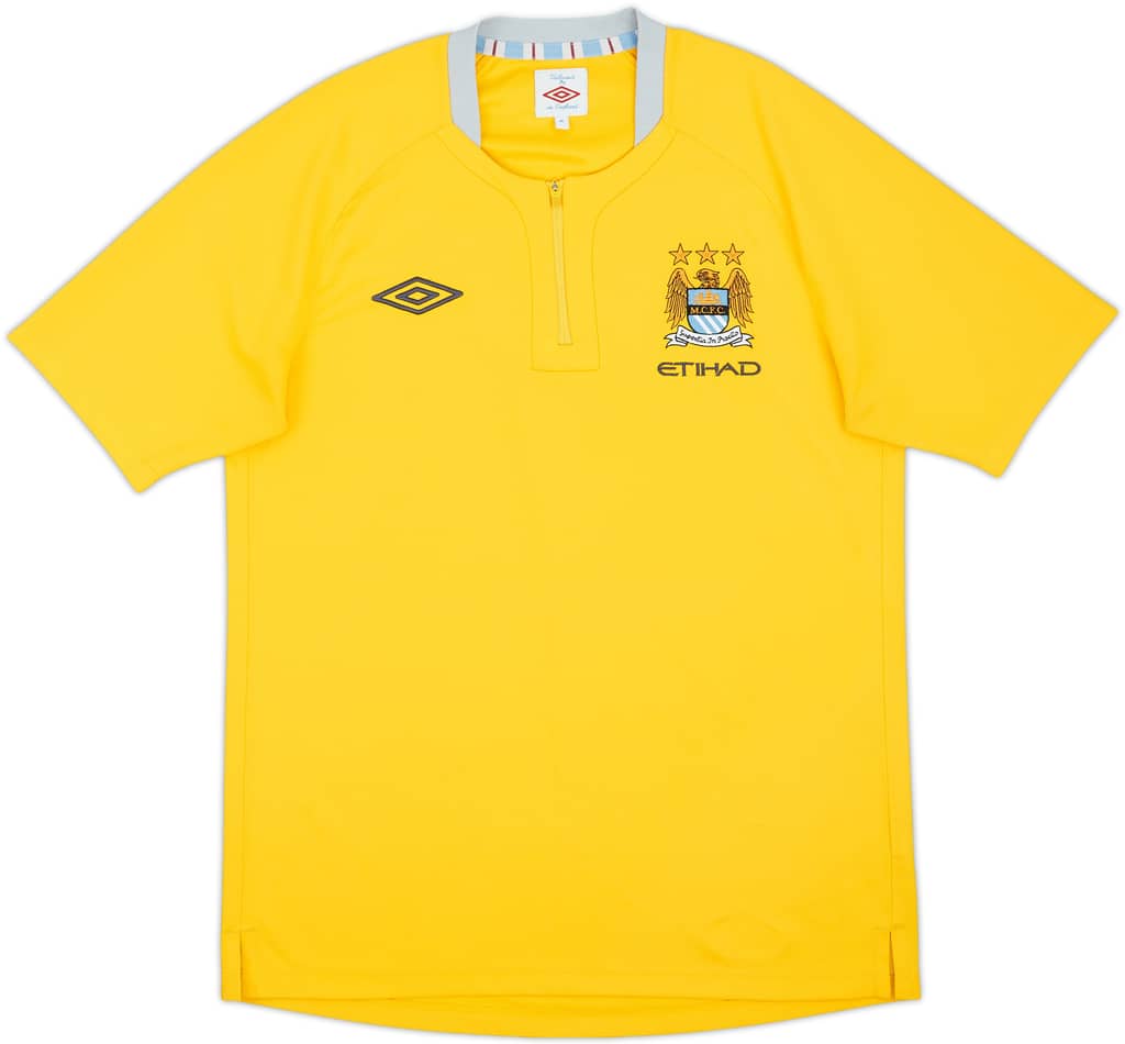 2010-11 Manchester City Umbro 1/4 Zip Training Shirt - 9/10 - (M)