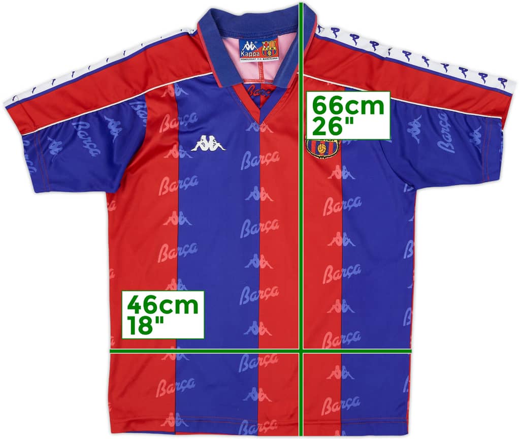 1992-95 Barcelona Home Shirt - 8/10 - (S)