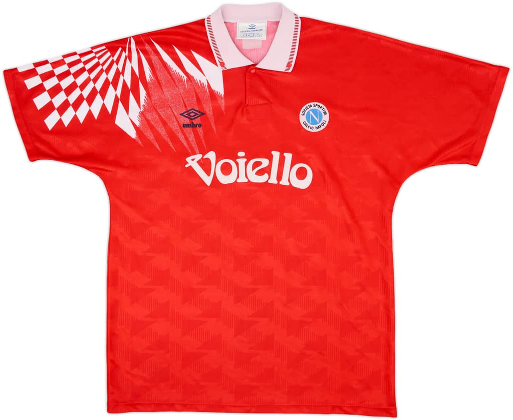 1991-93 Napoli Third Shirt - 8/10 - (XL)