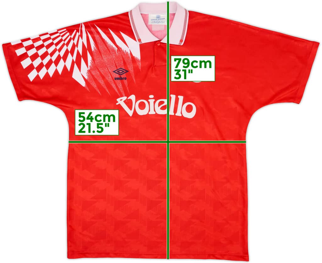 1991-93 Napoli Third Shirt - 8/10 - (XL)