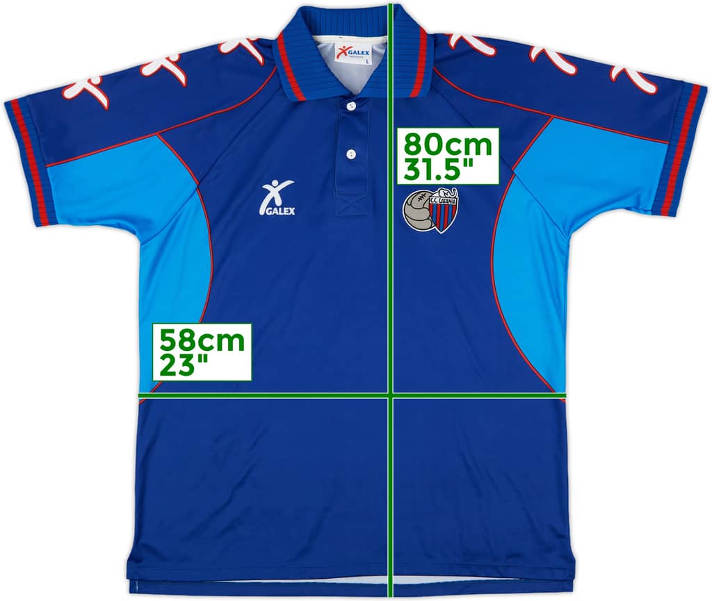 2000-01 Catania Galex Training Shirt - 9/10 - (L)