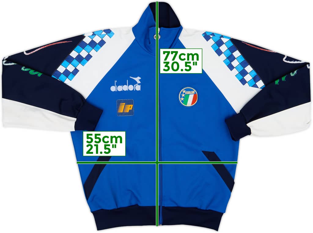 1990 Italy Diadora Track Jacket - 7/10 - (L)