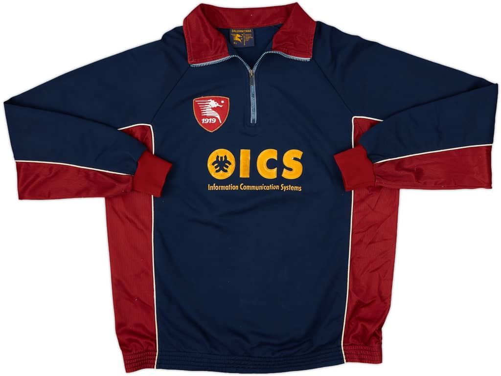 2001-02 Salernitana 1/4 Zip Drill Top - 8/10 - (XL)