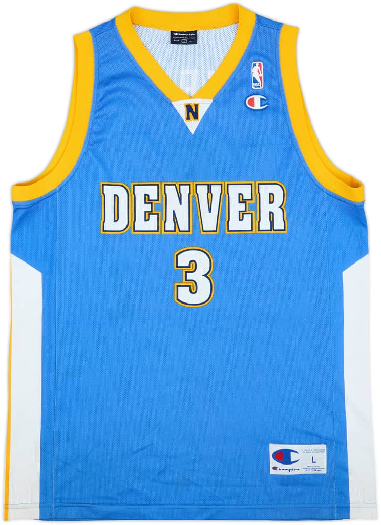 2006-08 Denver Nuggets Iverson #3 Champion Away Jersey - 7/10 - (L)