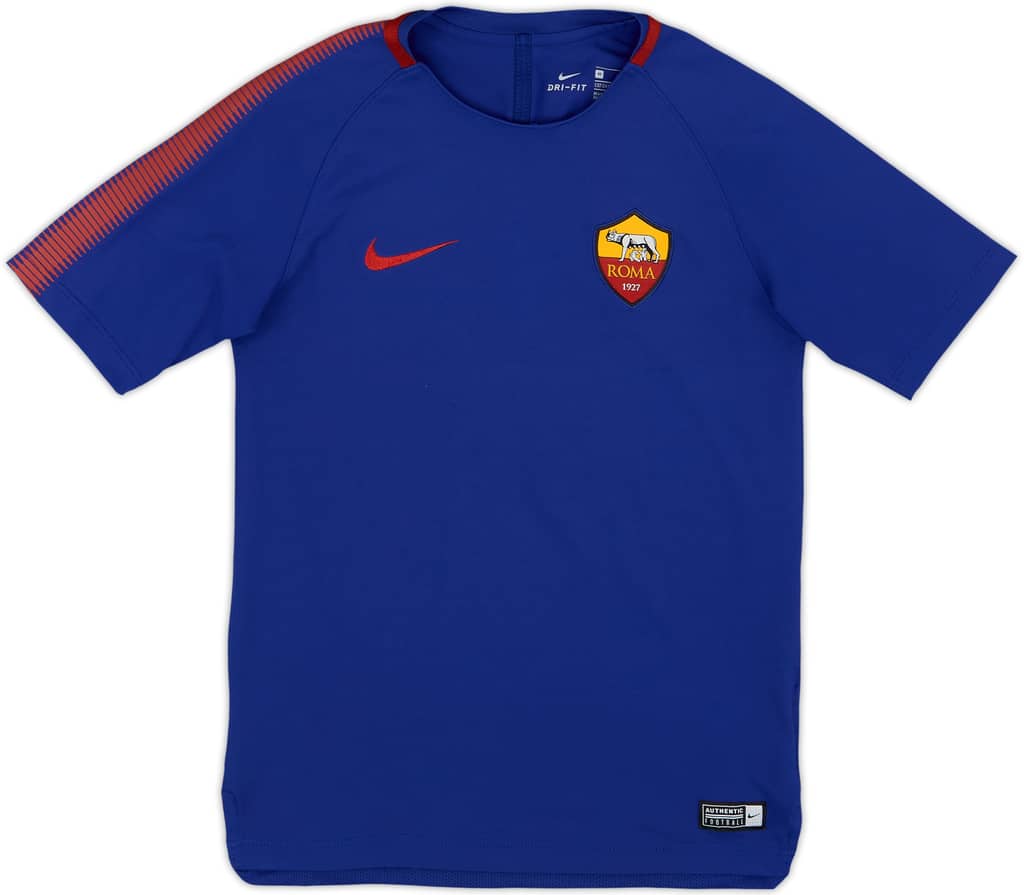 2017-18 Roma Nike Training Shirt - 9/10 - (M.Boys)
