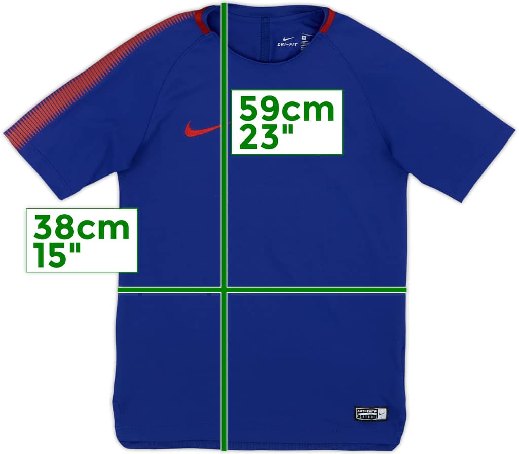 2017-18 Roma Nike Training Shirt - 9/10 - (M.Boys)