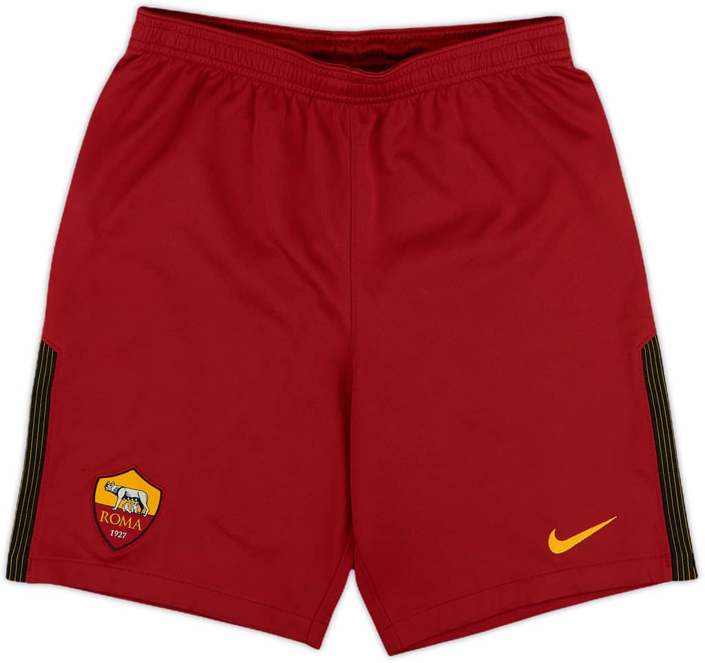2017-18 Roma Home Shorts - 9/10 - (L.Boys)