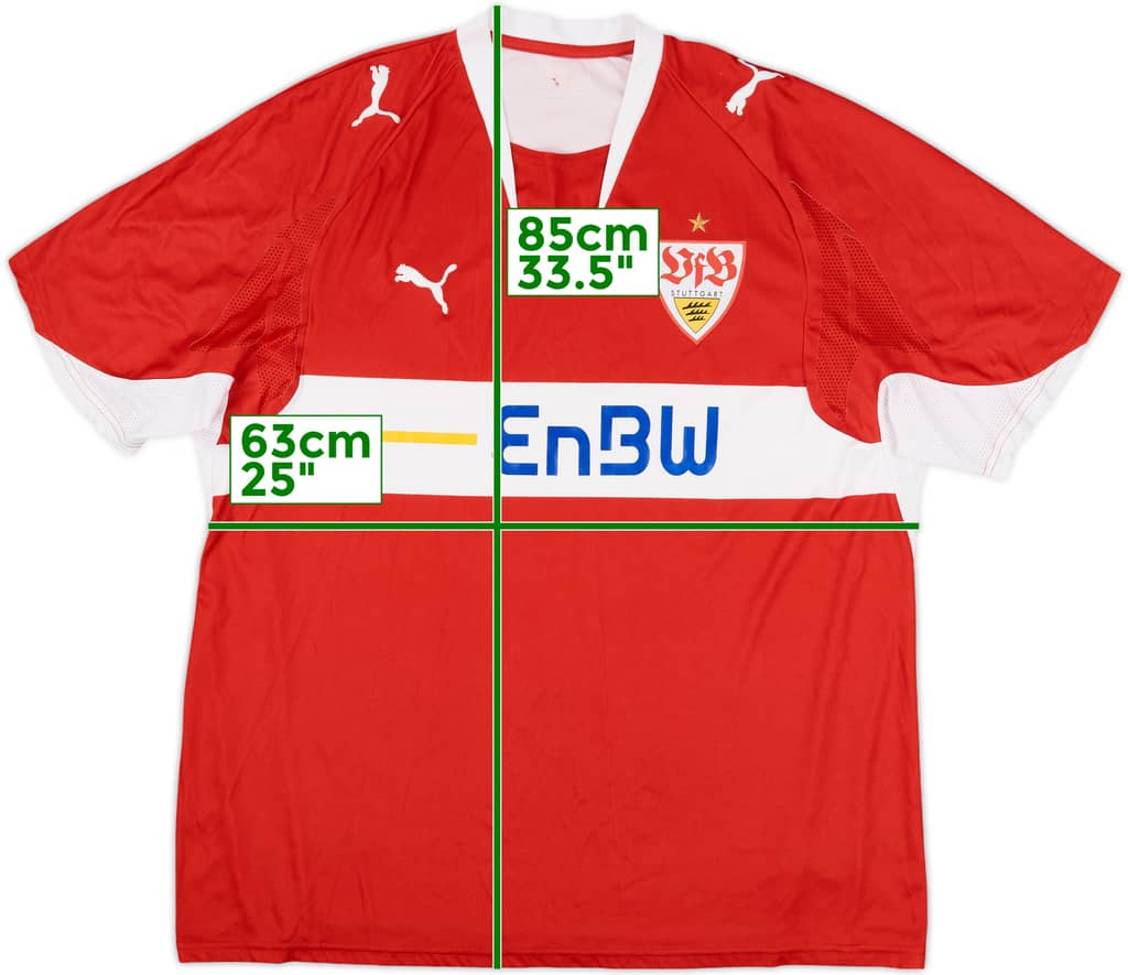 2007-08 Stuttgart Away Shirt - 7/10 - (3XL)