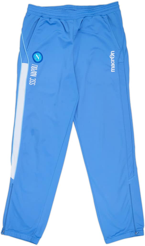 2011-12 Napoli Macron Track Pants/Bottoms - 8/10 - (L)