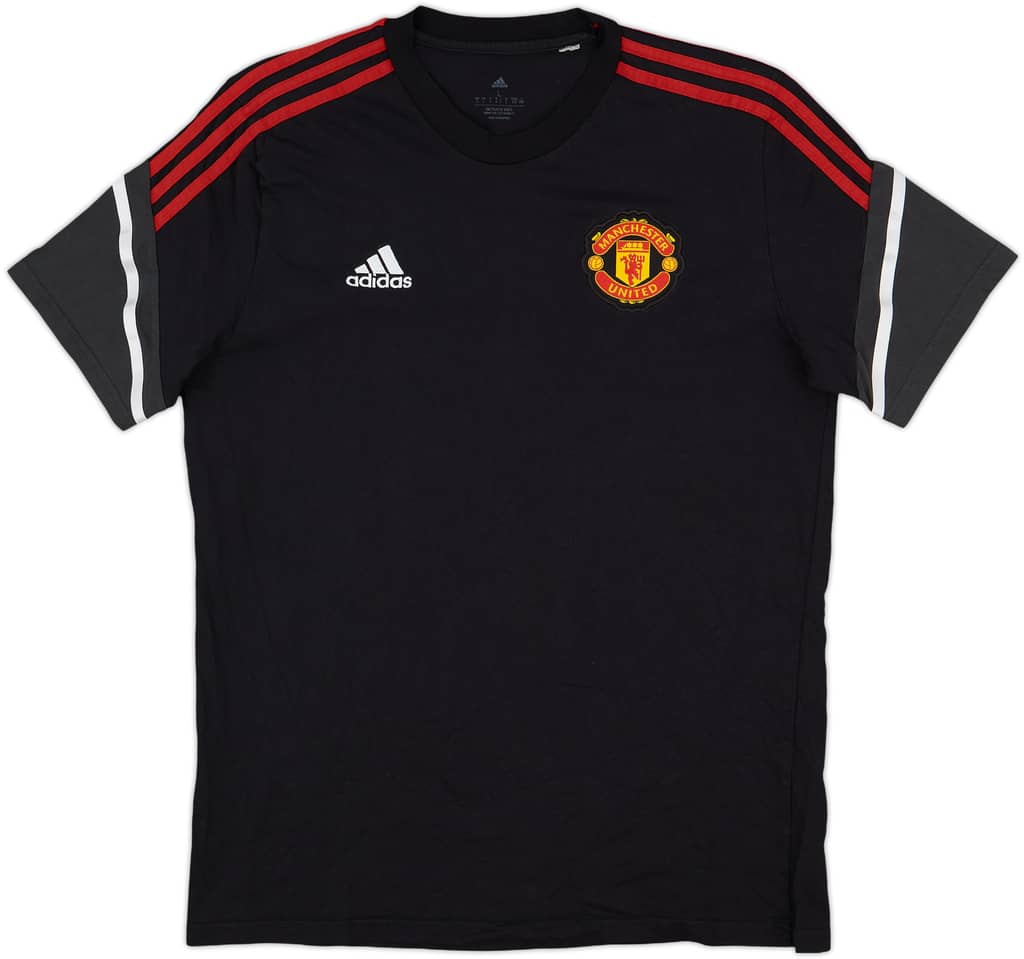 2022-23 Manchester United adidas Cotton Tee - 8/10 - (L)