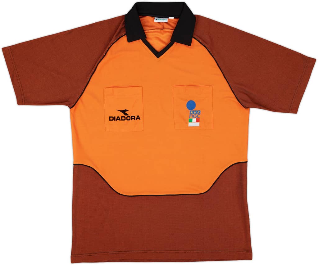 1990s Italy FIGC Diadora Referee Shirt - 9/10 - (XL)