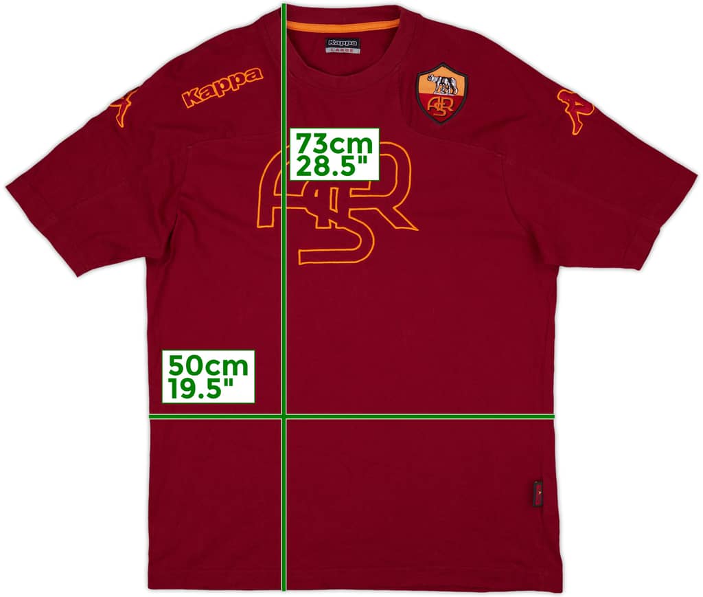 2009-10 Roma Kappa Cotton Tee - 9/10 - (L)