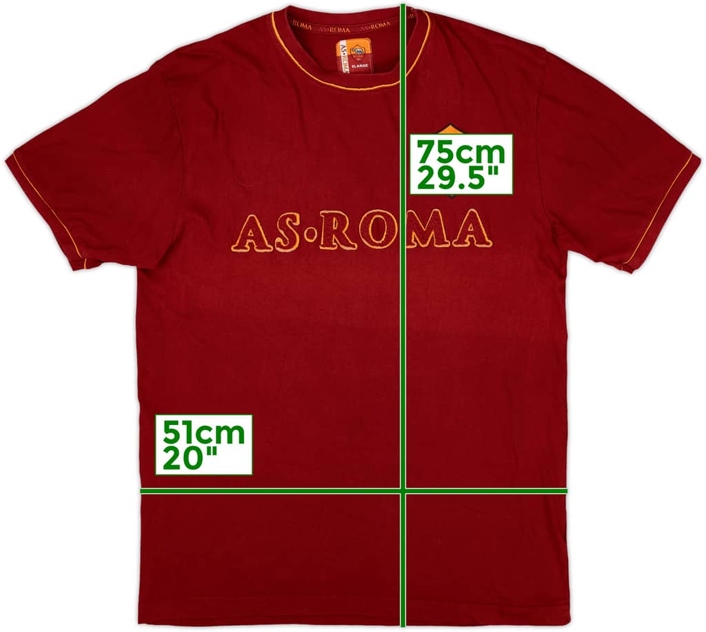 2009-10 Roma Kappa Cotton Tee - 9/10 - (XL)