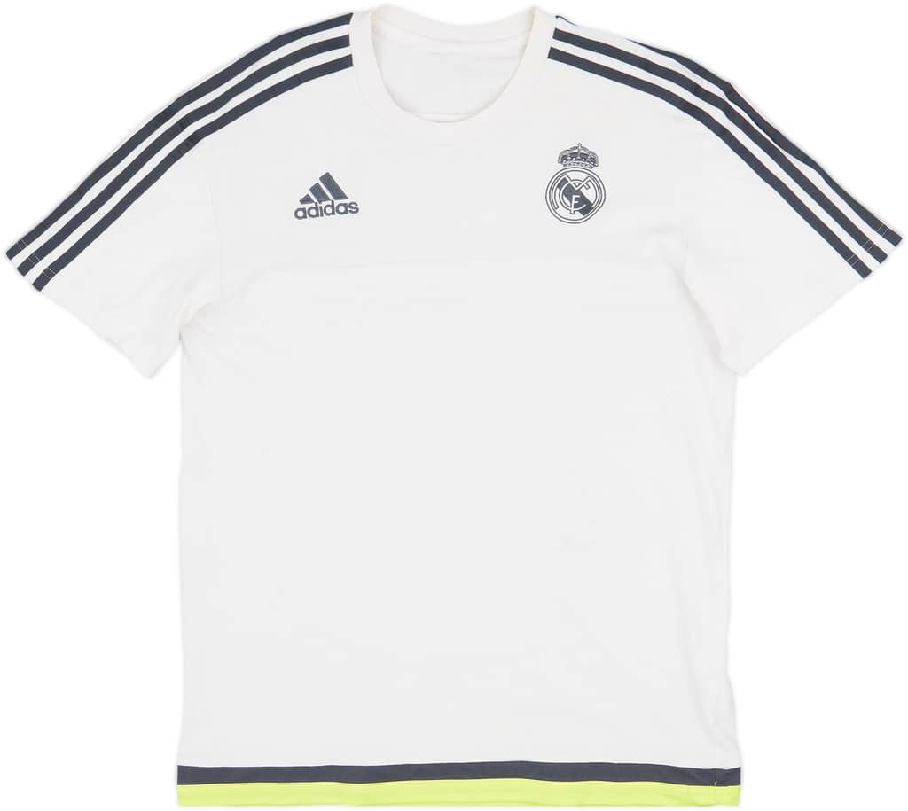 2015-16 Real Madrid adidas Cotton Tee - 7/10 - (L)