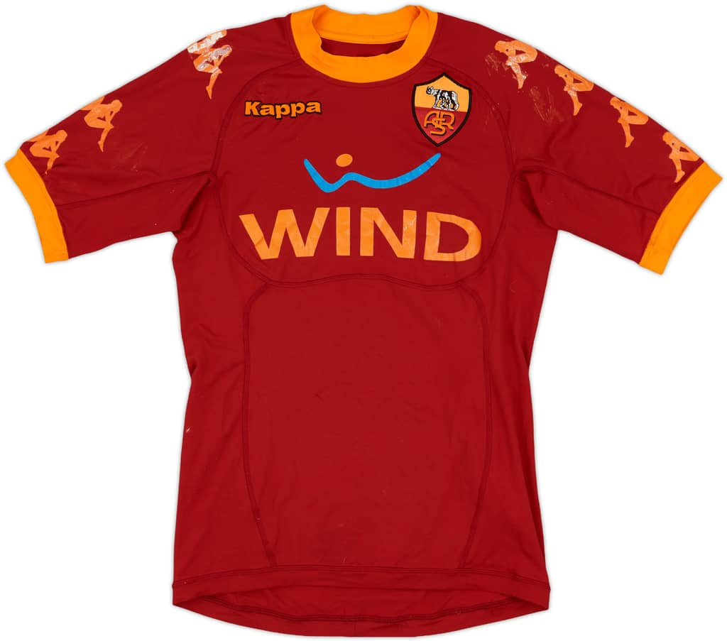 2010-11 Roma Home Shirt - 4/10 - (XS)