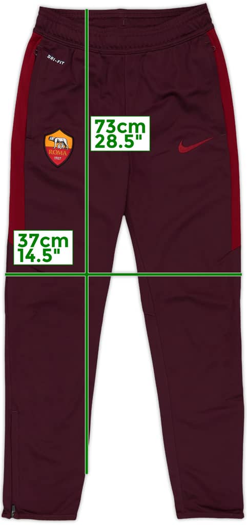2015-16 Roma Nike Track Pants/Bottoms - 9/10 - (M.Boys)