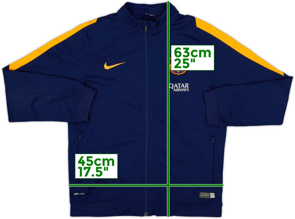 2015-16 Barcelona Nike Track Jacket - 8/10 - (L.Boys)