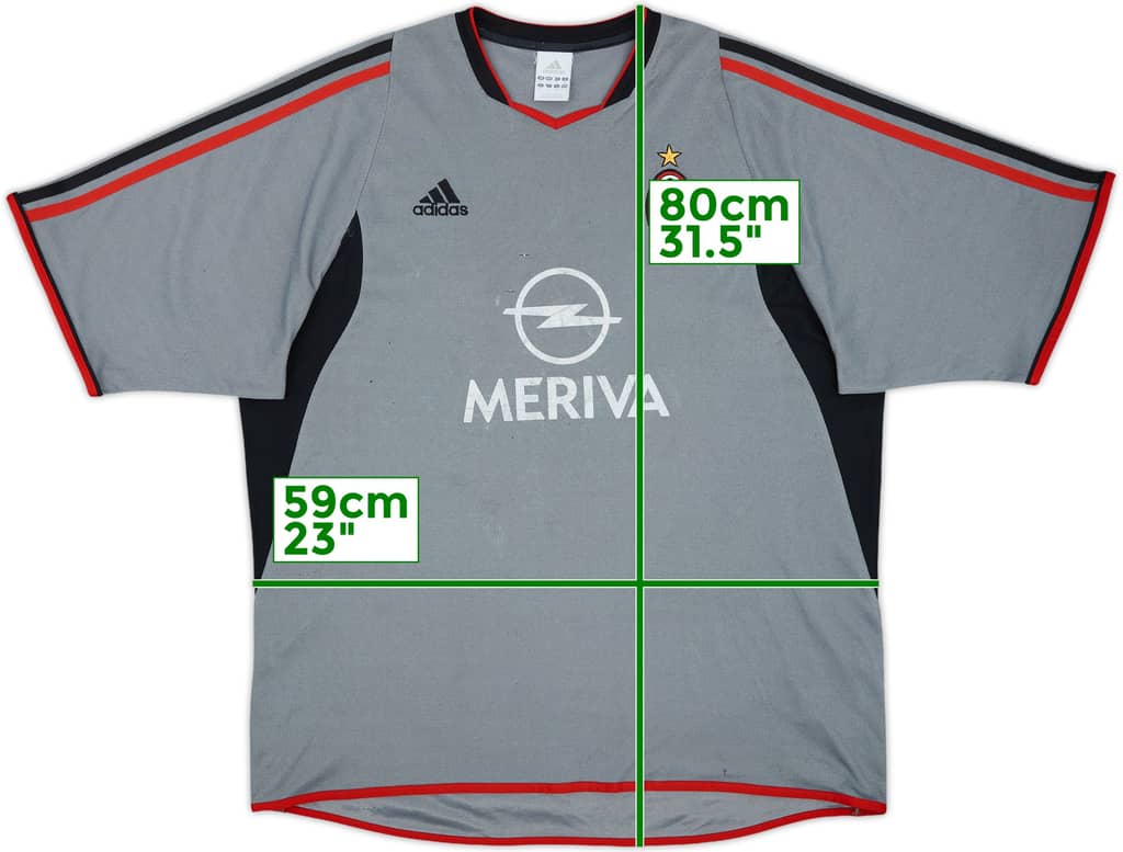 2003-04 AC Milan Third Shirt - 4/10 - (XL)