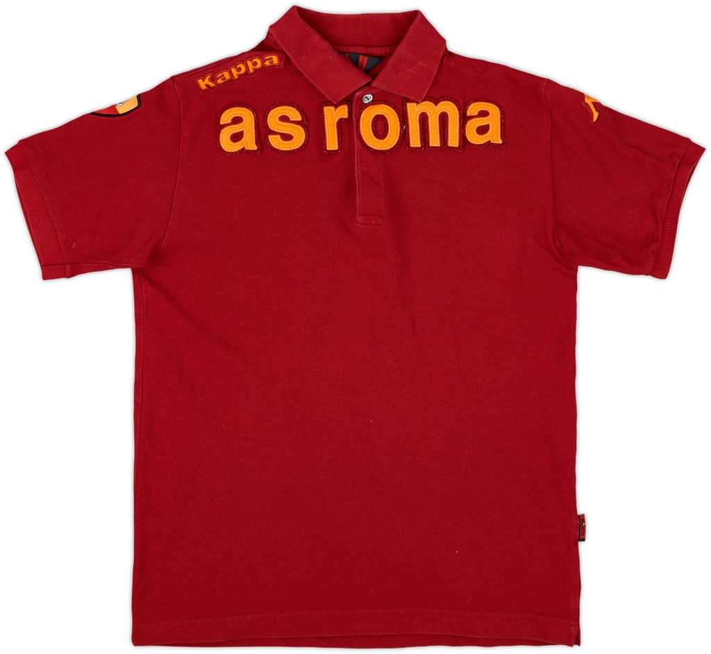 2008-09 Roma Kappa Polo Shirt - 8/10 - (XL.Boys)