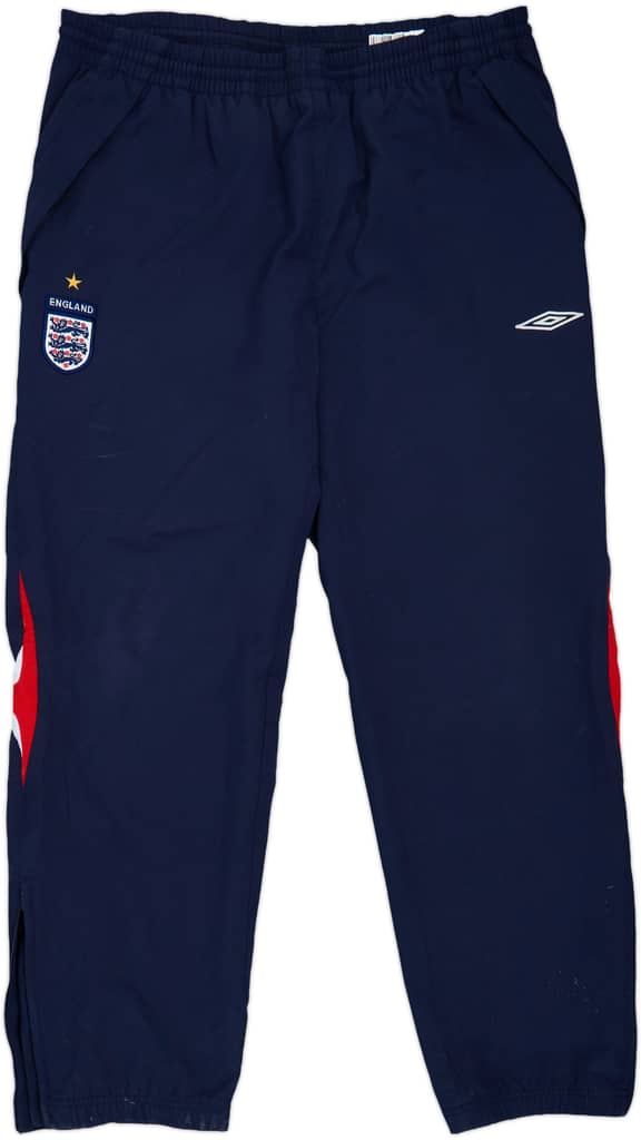 2005-07 England Umbro Track Pants/Bottoms - 8/10 - (M)