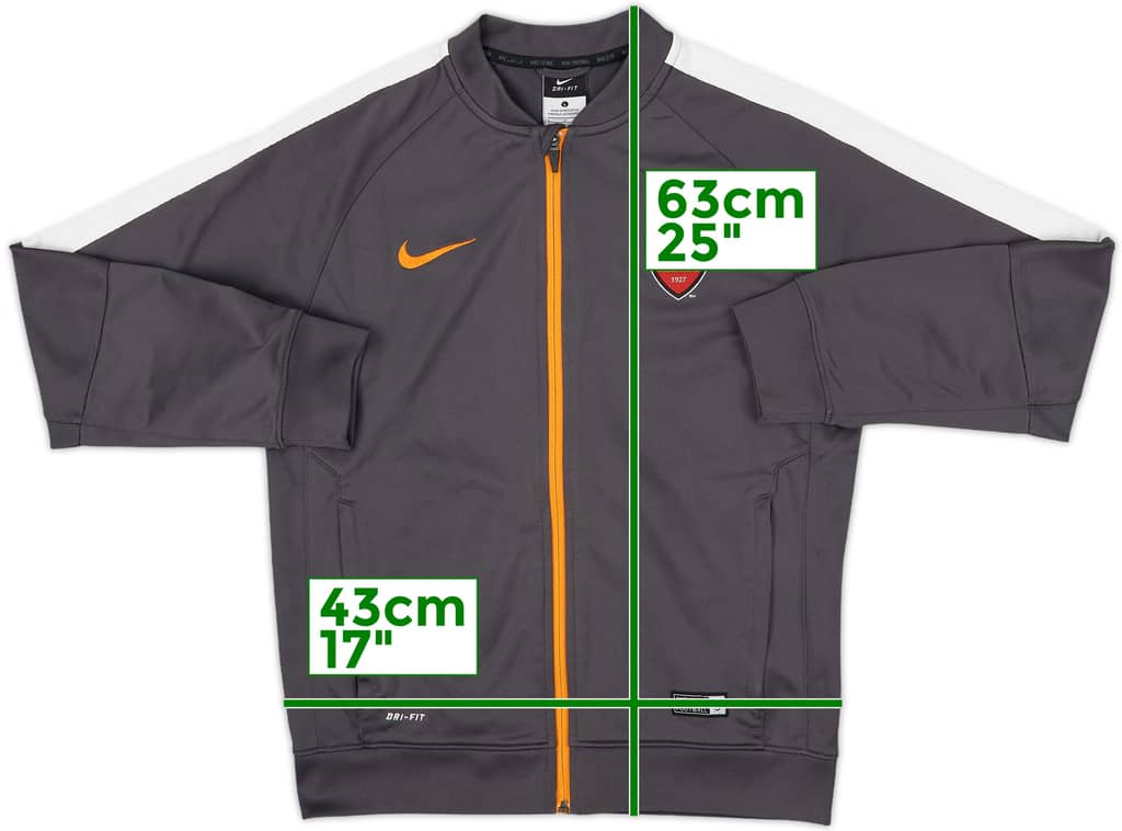 2015-16 Roma Nike Track Jacket - 6/10 - (L.Boys)